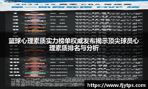 篮球心理素质实力榜单权威发布揭示顶尖球员心理素质排名与分析